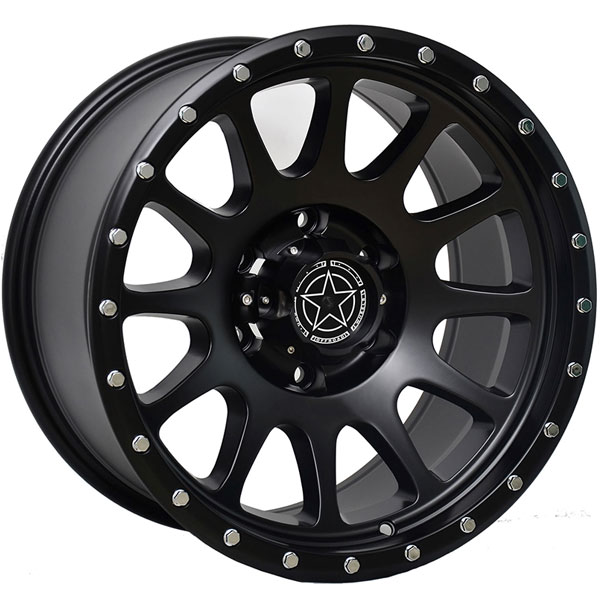 DWG Offroad DW10 Matte Black with Silver Bolts